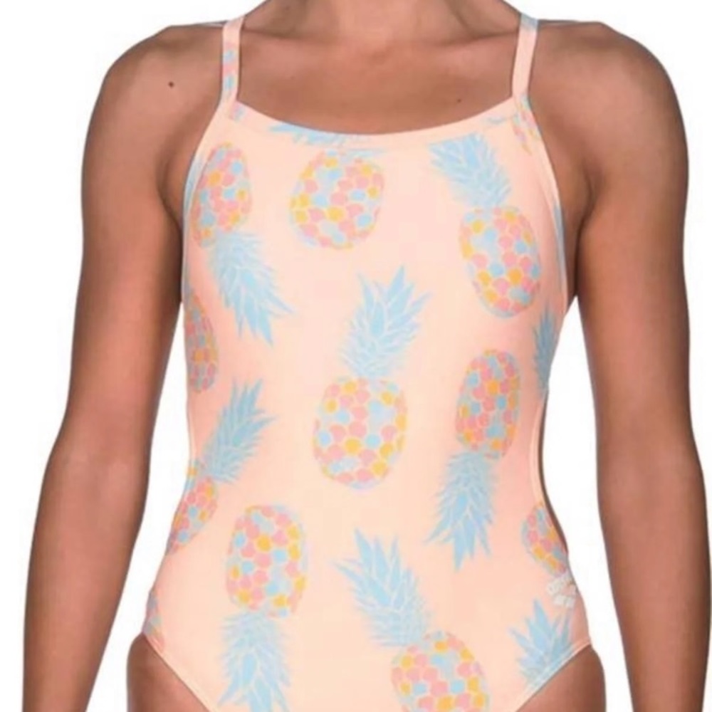 Arena pineapple training workout One piece swim